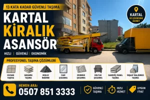 Kartal kiralık asansör