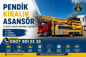 Pendik asansör kiralama